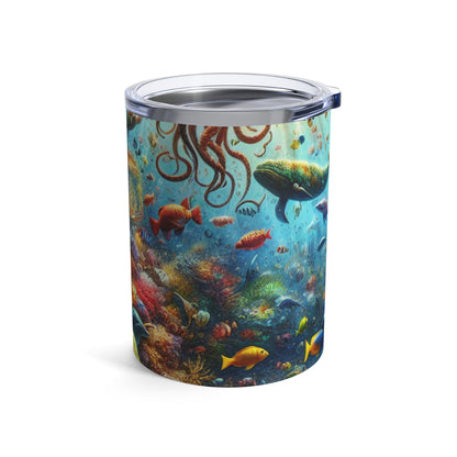 "El país de las maravillas submarinas": vaso extraterrestre de 10 oz