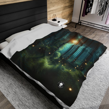 "Enchanted Night" - The Alien Velveteen Plush Blanket