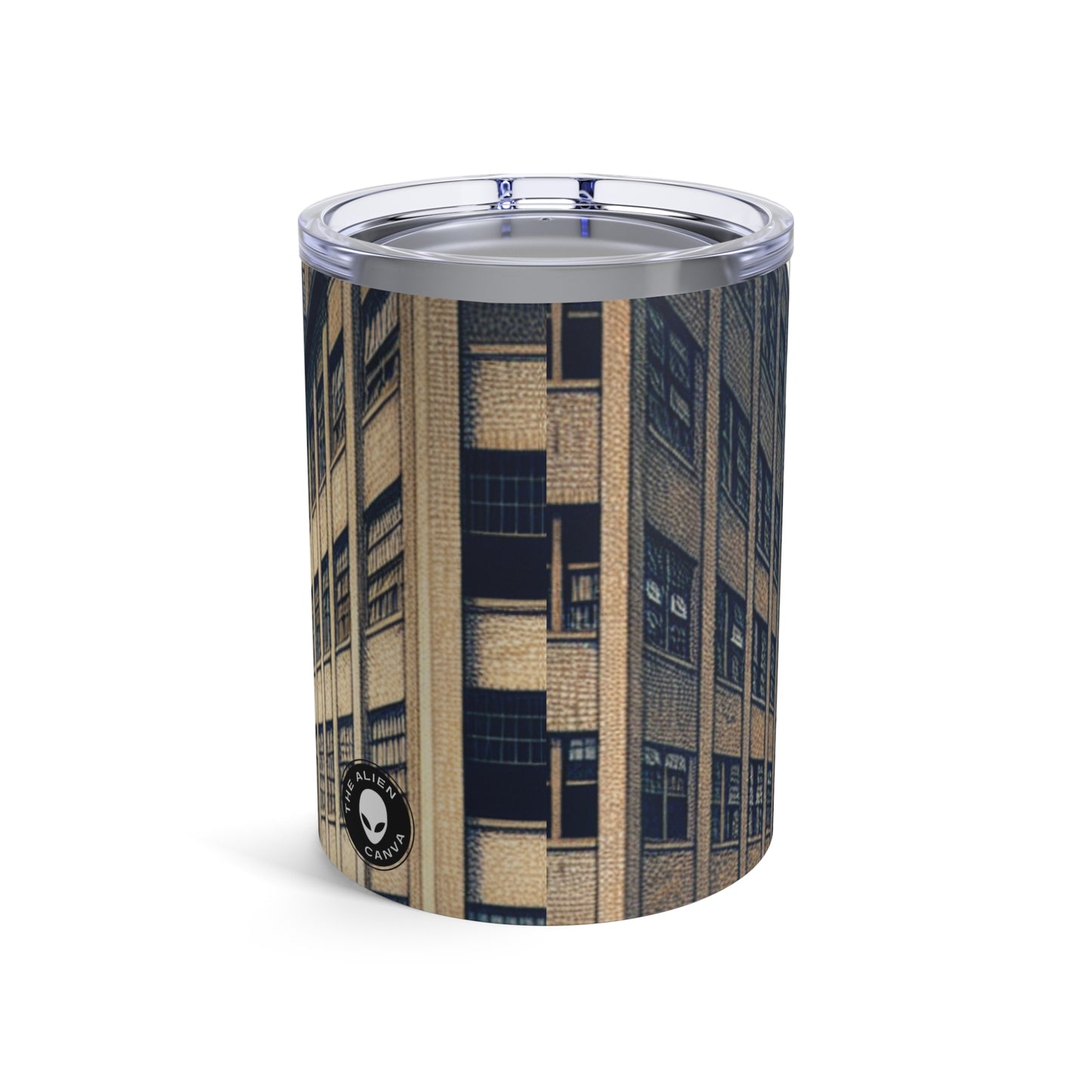 "Urban Geometry: A Modern Cityscape in New Objectivity" - The Alien Tumbler 10oz New Objectivity