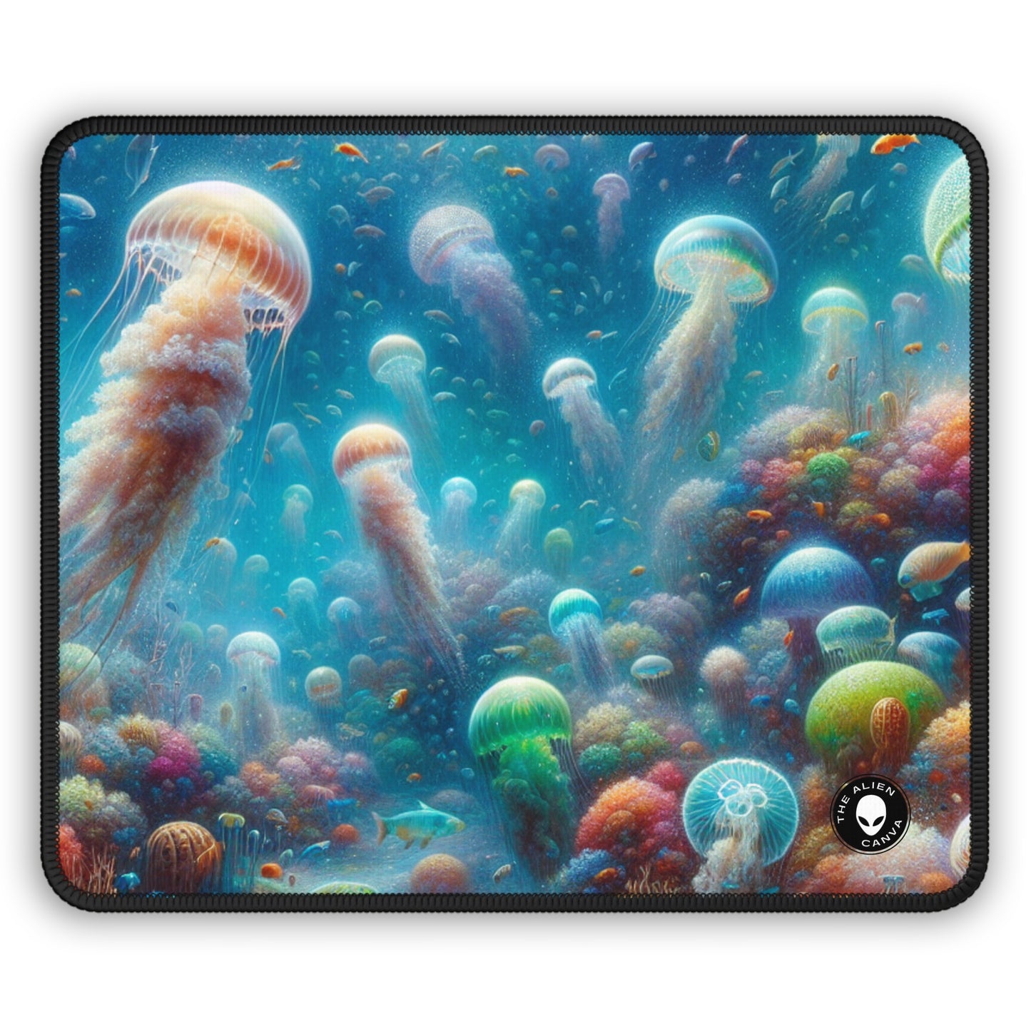 "Jellyfish Dreamland" - Le tapis de souris de jeu Alien