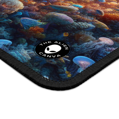 "Enigmatic Underwater World" - The Alien Gaming Mouse Pad