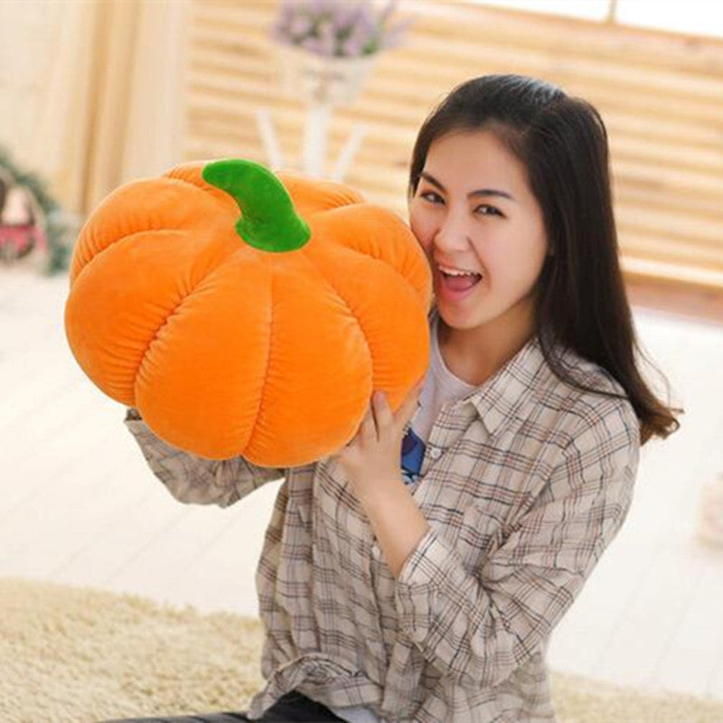 S M L Plush Cushion Plush Toy Halloween Pumpkin Shape Pillow Cushion Halloween Gift Soft Decor Home Decoration Cushion