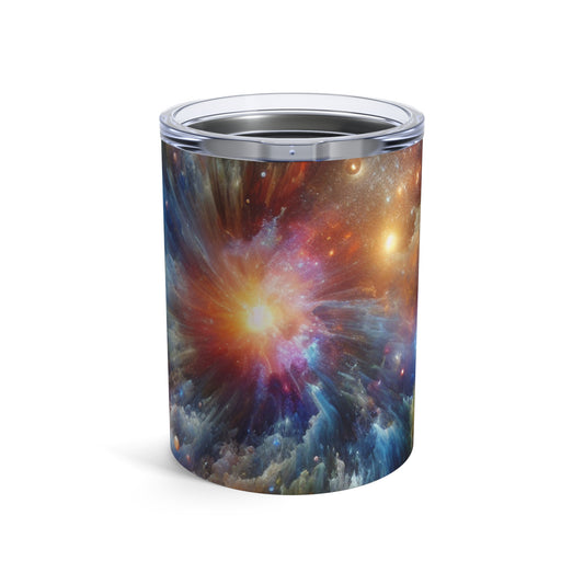 "Creación galáctica: un caleidoscopio de maravillas cósmicas" - Vaso Alien de 10 oz