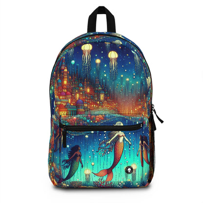 "Glowing Jellyfish City: A Whimsical Underwater World" - The Alien Backpack