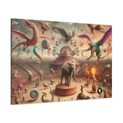 "Fantasy Circus: Where Animal Performers Entertain Mythical Attendees" - The Alien Canva