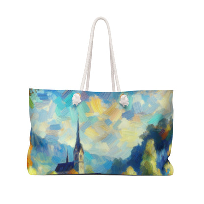 "Sunny Market Delight" - The Alien Weekender Bag Impressionism