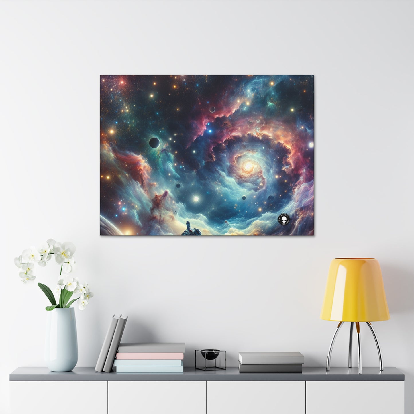 "Galactic Explorer" - L'Alien Canva