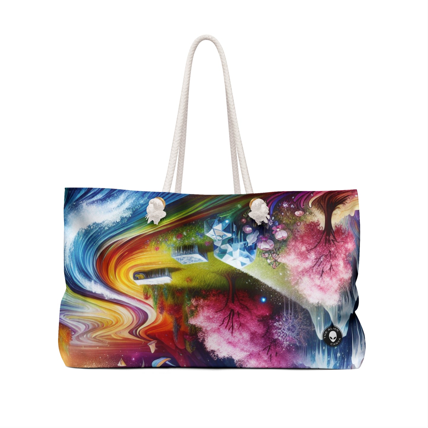 "Chronicles of Change: A Timeless Tapestry" - The Alien Weekender Bag