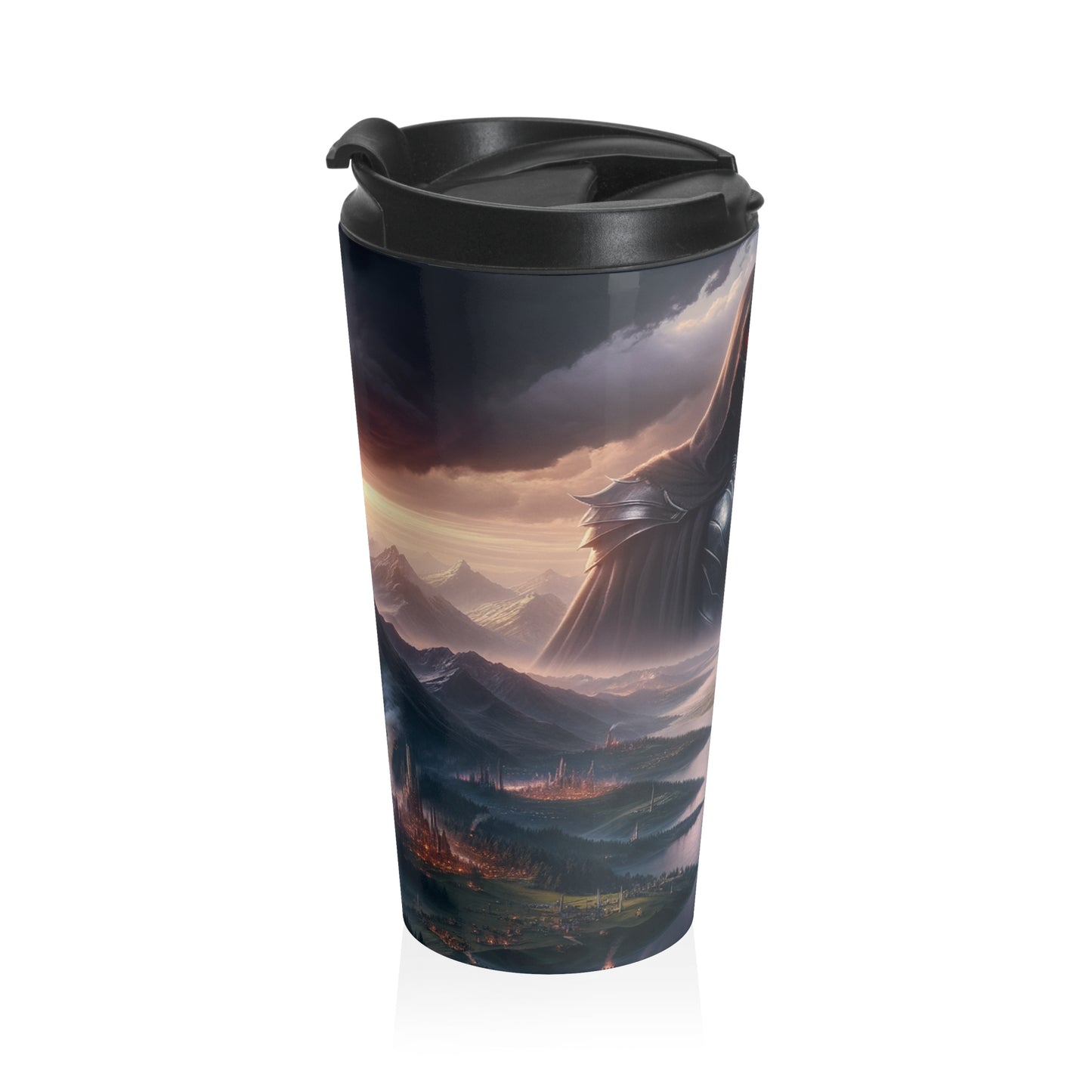 "Sauron's Reclamation: The Darkening of Middle Earth" - The Alien Stainless Steel Travel Mug