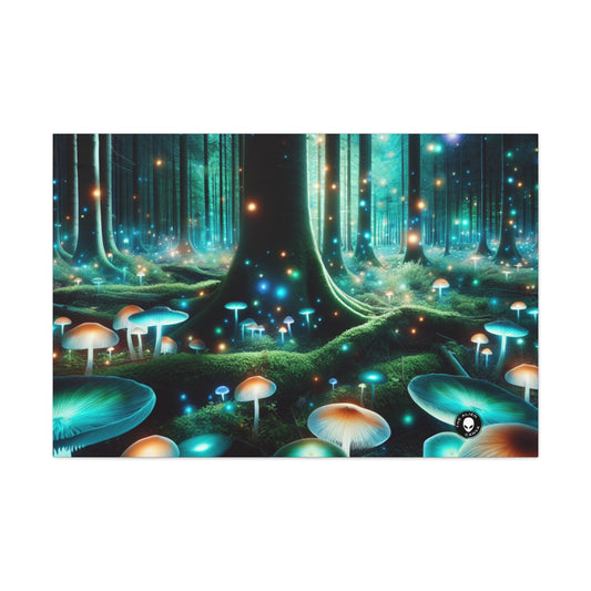 "Enchanted Night in the Fungus Forest" - The Alien Canva