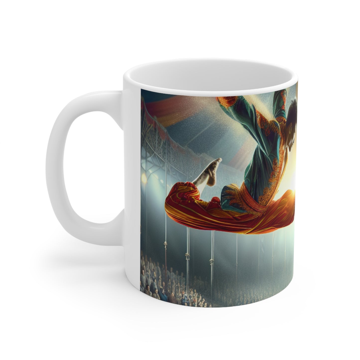 "The Aerial Acrobat" - The Alien Ceramic Mug 11oz Photorealism