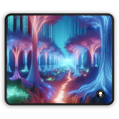 "Glowing Enchanted Forest : Un voyage dans l'inconnu" - Le tapis de souris Alien Gaming