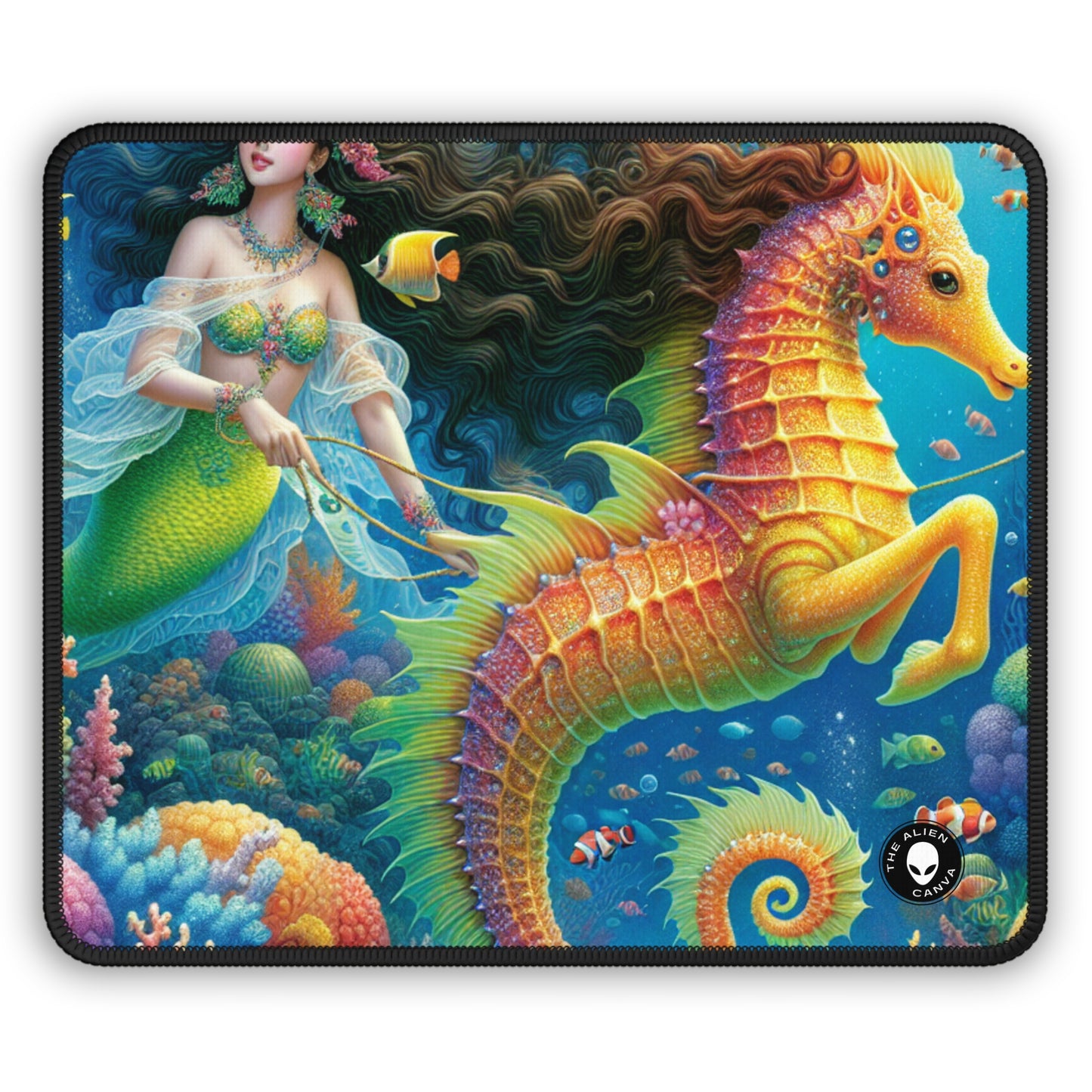 "La balade magique de la sirène en corail" - Le tapis de souris de jeu Alien