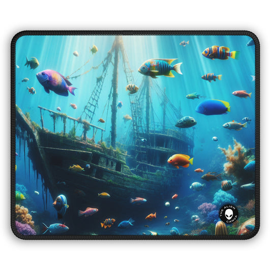 "Sunken Shipwreck Wonderland" - The Alien Gaming Mouse Pad