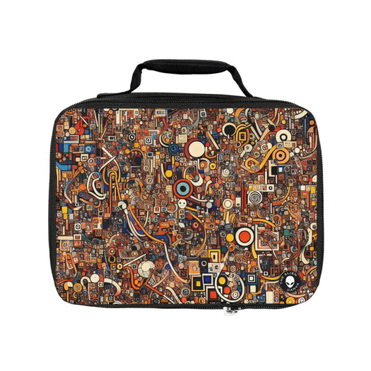 "Dadaist Delirium: A Chaotic Collage Adventure"- The Alien Lunch Bag Dadaism