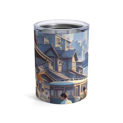 "Unité dans la diversité : Jardin communautaire" - The Alien Tumbler 10oz Réalisme social