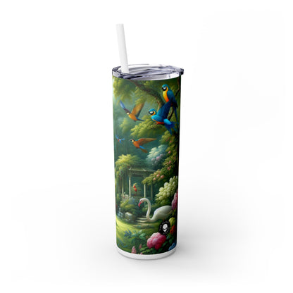 "Exotic Bird Haven" - The Alien Maars® Skinny Tumbler avec paille 20oz