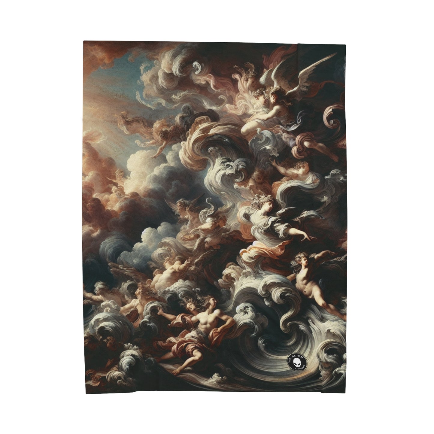 "Majestic Ballroom: A Baroque Affair" - The Alien Velveteen Plush Blanket Baroque