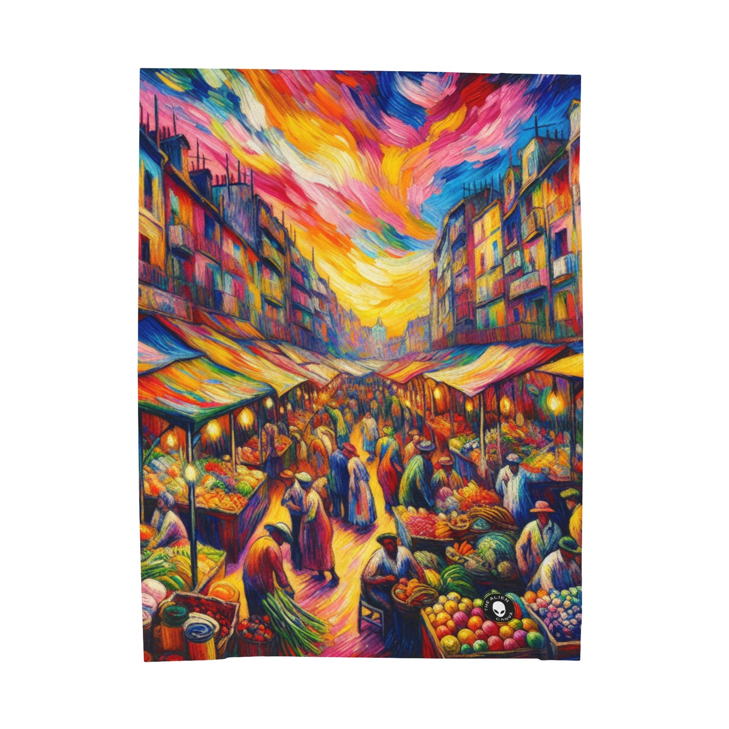 "Jungle Fauvism" - The Alien Velveteen Plush Blanket Fauvism