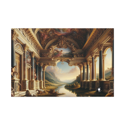 "A Neo-Renaissance Odyssey: A Modern Panorama" - The Alien Canva Renaissance Art