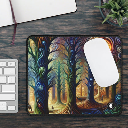 « Enchanted Rainbow Woods » – Le tapis de souris de jeu Alien