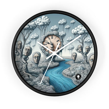 "Fantasy Wonderland: Where Time Bends and Trees Talk" - The Alien Wall Clock