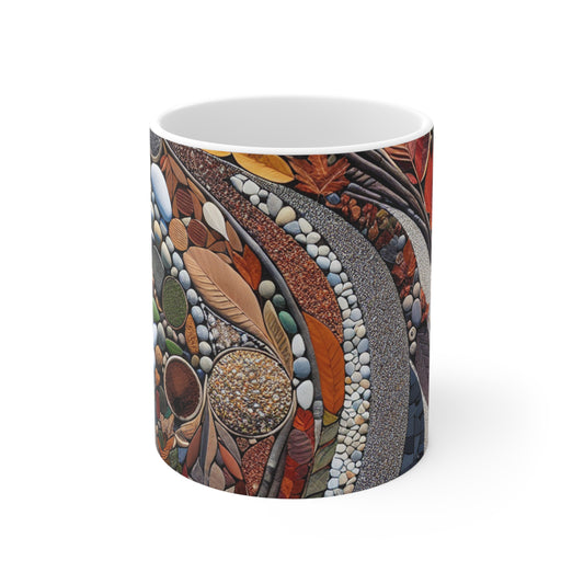 "Nature's Urban Canvas" - Mug en céramique Alien 11oz Land Art