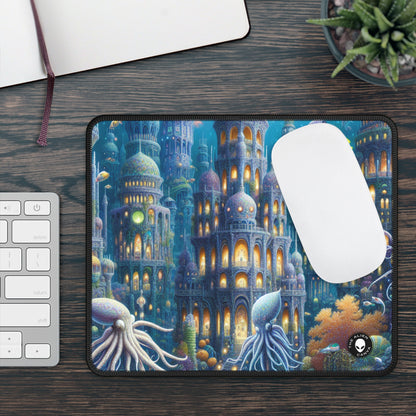 "Enchanting Atlantis: A Harmony of Sea Creatures" - The Alien Gaming Mouse Pad