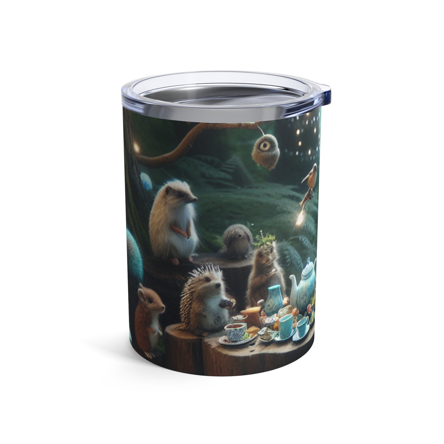 "La hora del té encantada: una reunión mágica en el bosque" - Vaso Alien de 10 oz