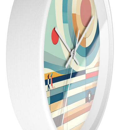 Tranquil Reflections: A Minimalist Zen Garden Artwork - The Alien Wall Clock Minimalism