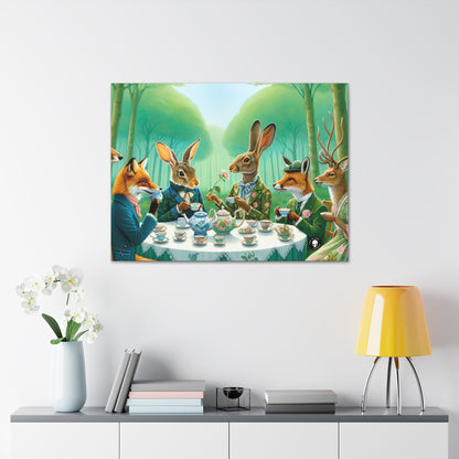 "Enchanted Tea in the Forest" - The Alien Canva