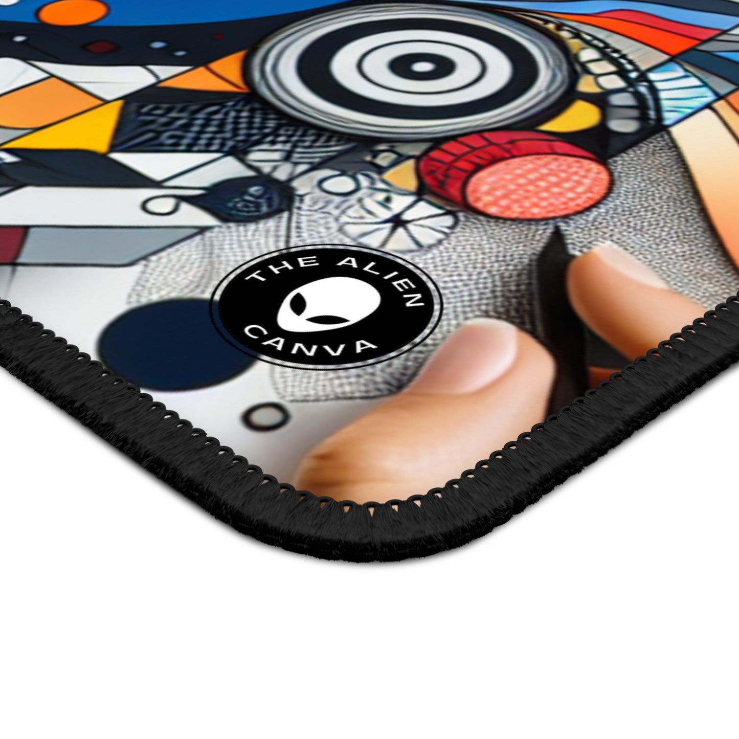 "ShapeSculptor: Interactive Geometric Art Creation" - The Alien Gaming Mouse Pad Interactive Art