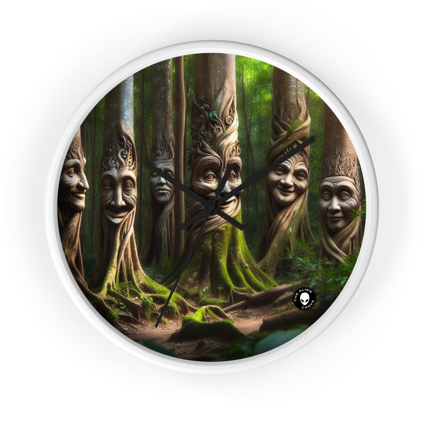 "The Chatty Forest: Conversations Among Trees" - The Alien Wall Clock