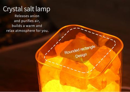 Lampe LED USB Crystal Light au sel de l'Himalaya