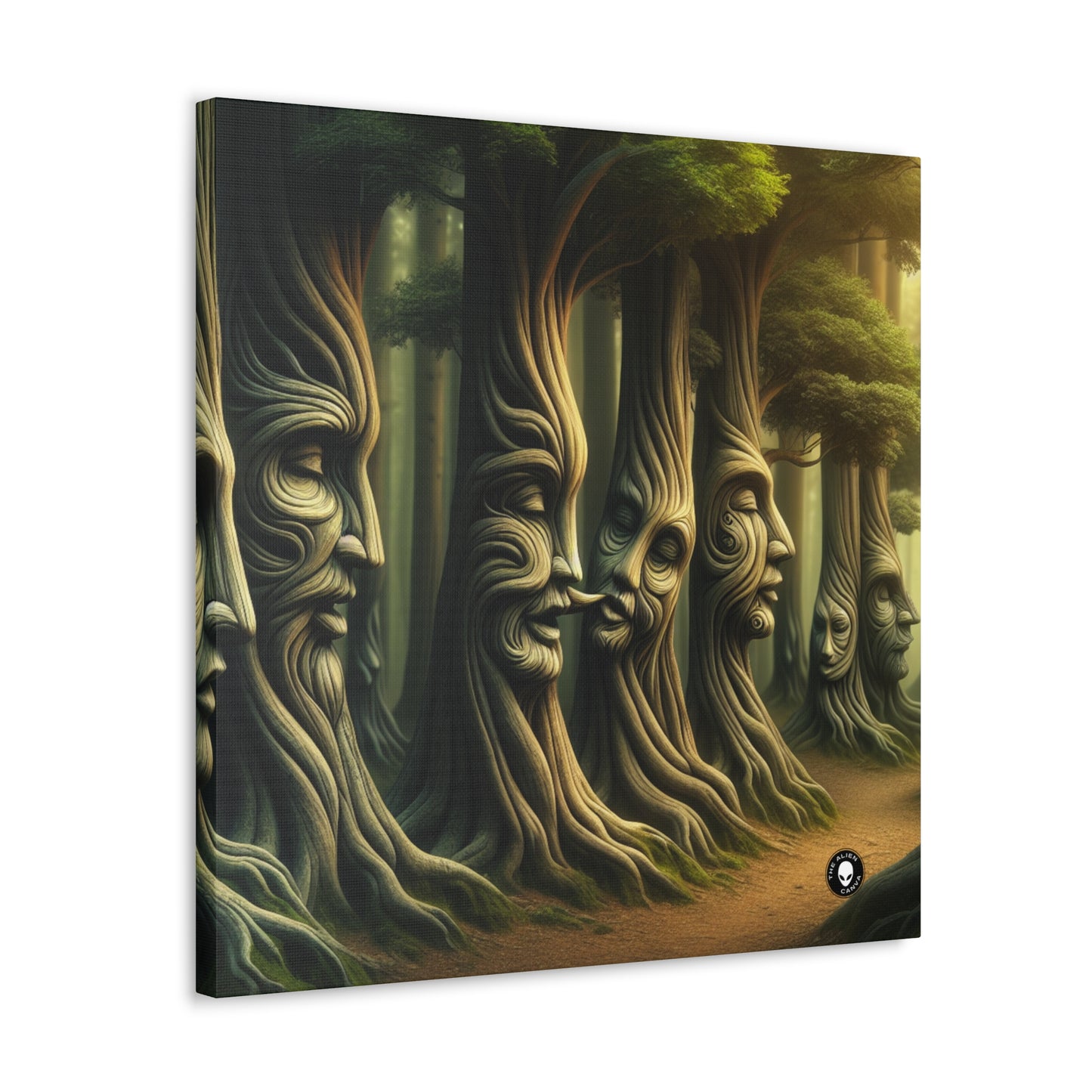 "Whispering Trees: Secrets of the Mystic Forest" - The Alien Canva