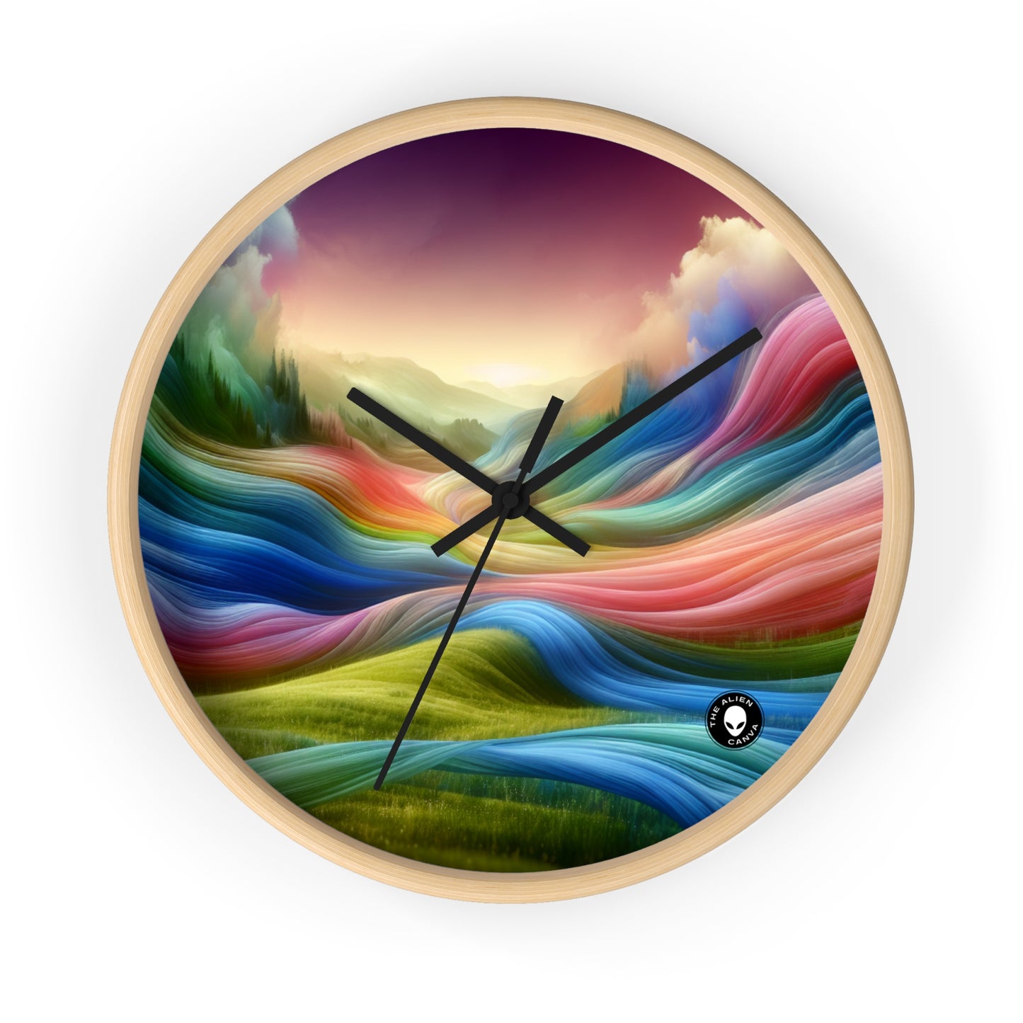 "Emotionally Charged Dreamscape" - The Alien Wall Clock