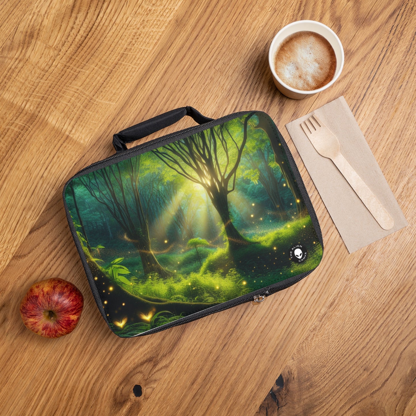 « La magie de la forêt lumineuse » – Le sac à lunch Alien