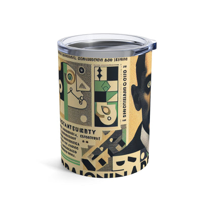 "Cacophony of Mundane Madness: A Dadaist Collage" - The Alien Tumbler 10oz Dadaism