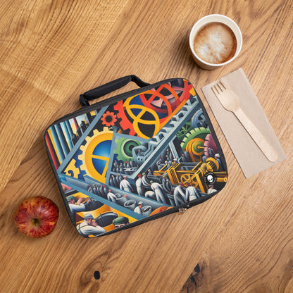 "Constructivisme industriel : engrenages et travail" - Le constructivisme Alien Lunch Bag