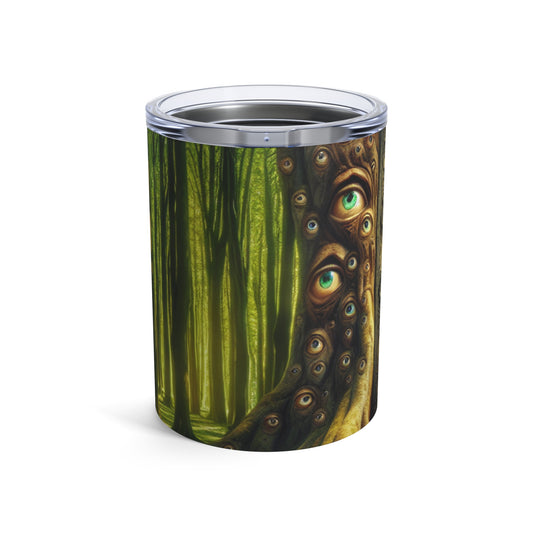 "El bosque vigilante: La puerta encantada" - Vaso Alien de 10 oz