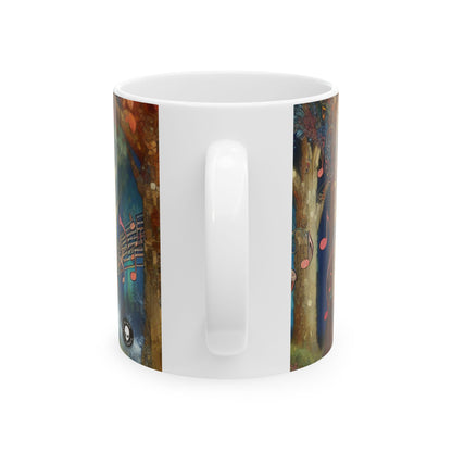 "Melodic Grove" - The Alien Ceramic Mug 11oz