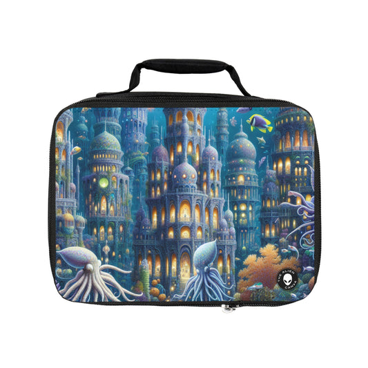 "Enchanting Atlantis: A Harmony of Sea Creatures"- The Alien Lunch Bag