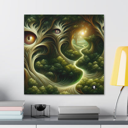 "Watchful Woods: The Path to Enchantment" - The Alien Canva