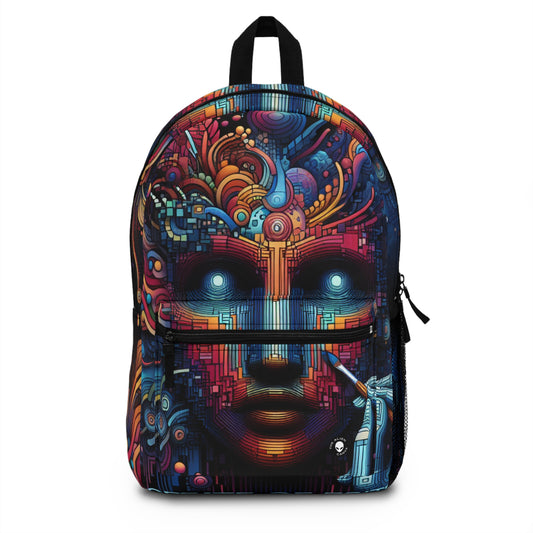 "Bosque Encantado: Una Obra Maestra del Arte Digital" - The Alien Backpack Digital Art