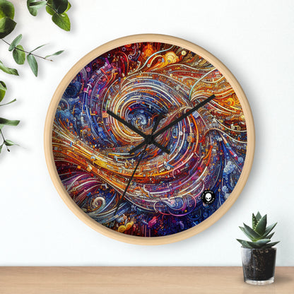 'Cyber ​​Journeys' - El reloj de pared alienígena Arte digital