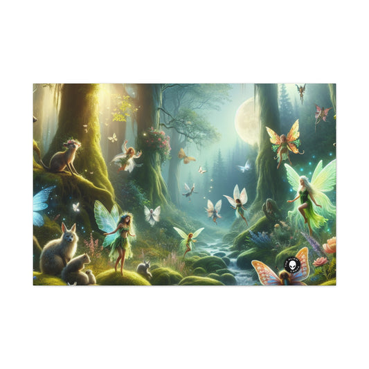 "Enchanted Moonlit Forest" - The Alien Canva