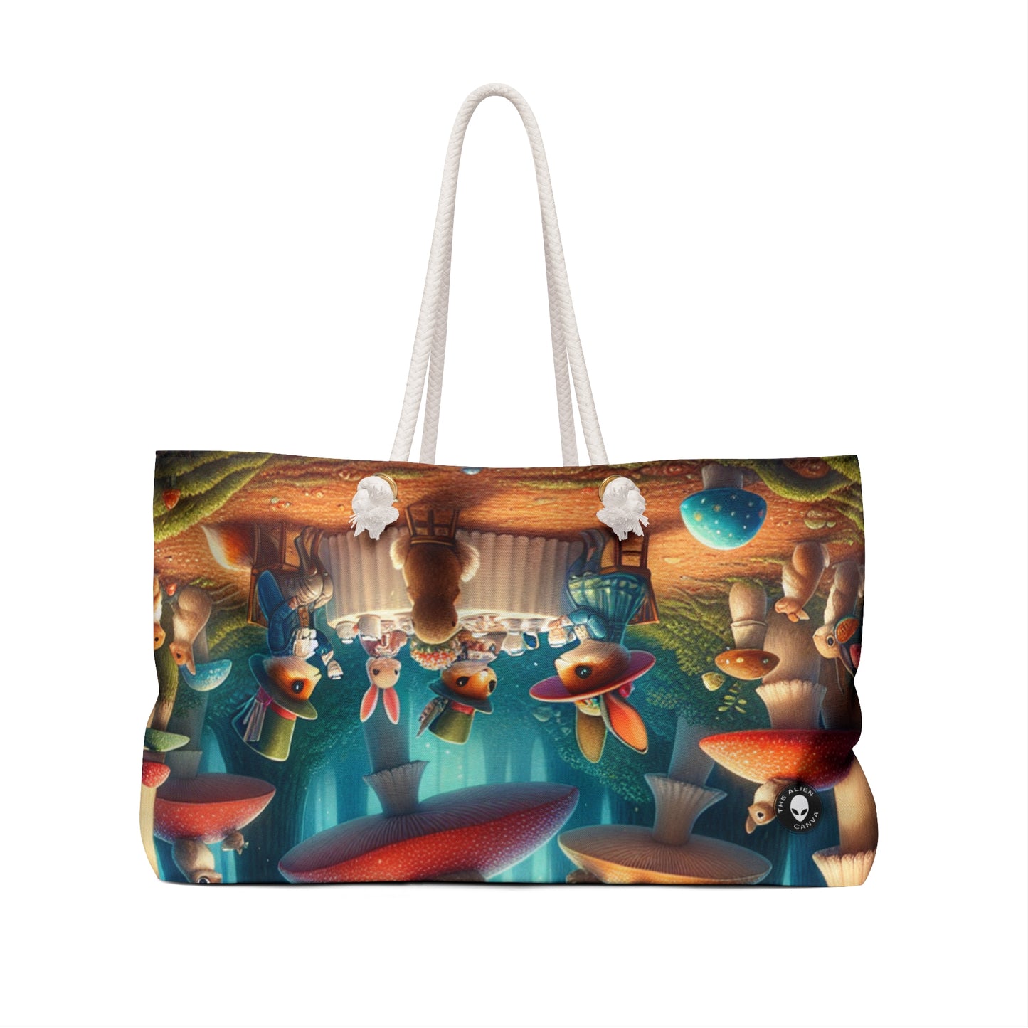 "Mushroom Wonderland: A Magical Tea Party" - The Alien Weekender Bag