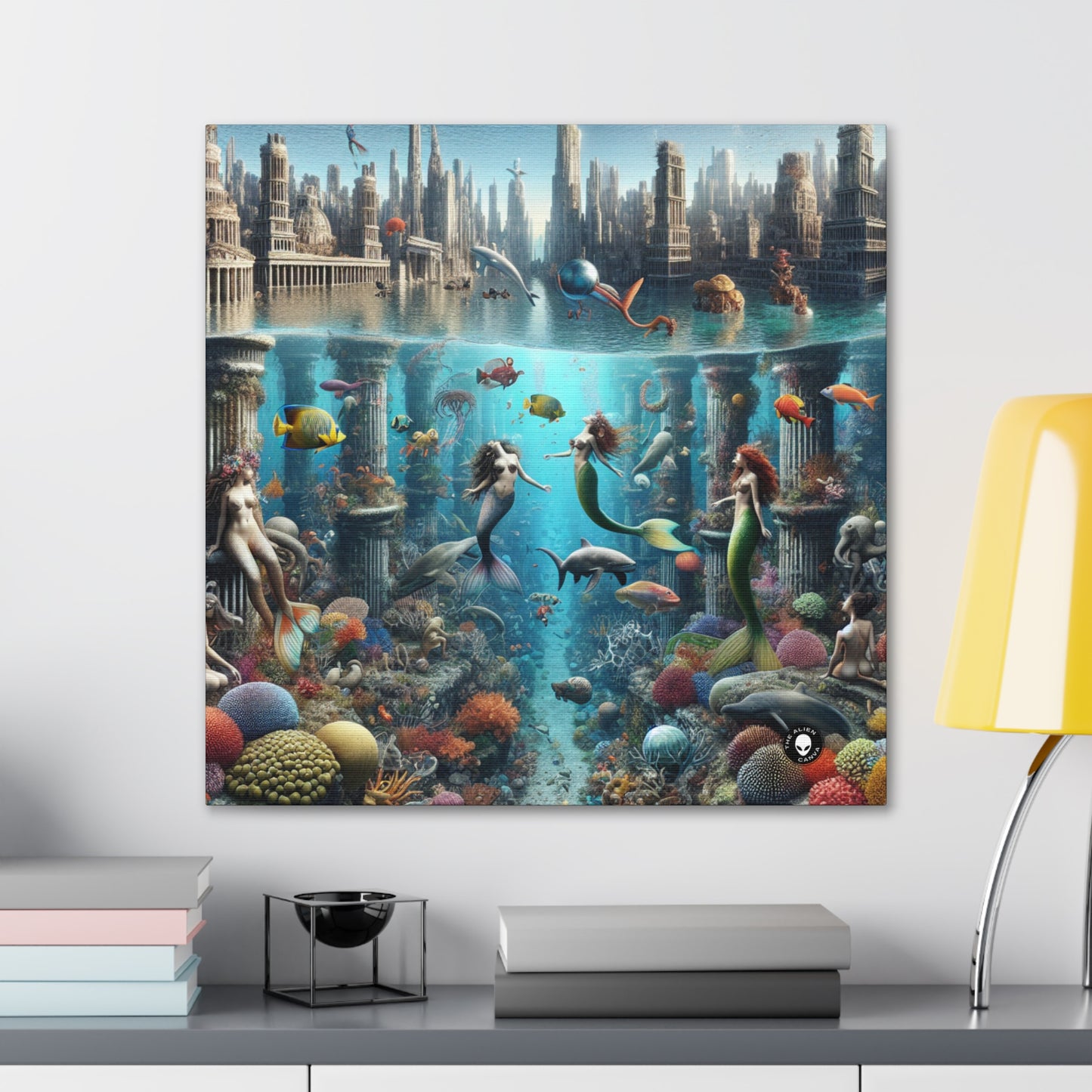 "Seascape Serenity: An Underwater Haven" - The Alien Canva