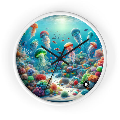 "Jellyfish Fantasy" - L'horloge murale extraterrestre