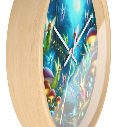 "Fairy Dance in the Glowing Forest" - The Alien Wall Clock